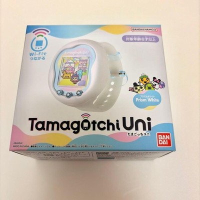 Set of Tamagotchi Uni Prism White and Aurora Pink Premium Bandai