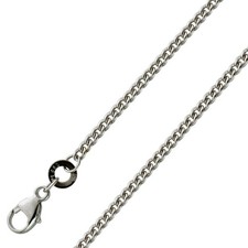 Platin 950 Panzerkette 1,7 mm massiv Cuban Link Chain  50