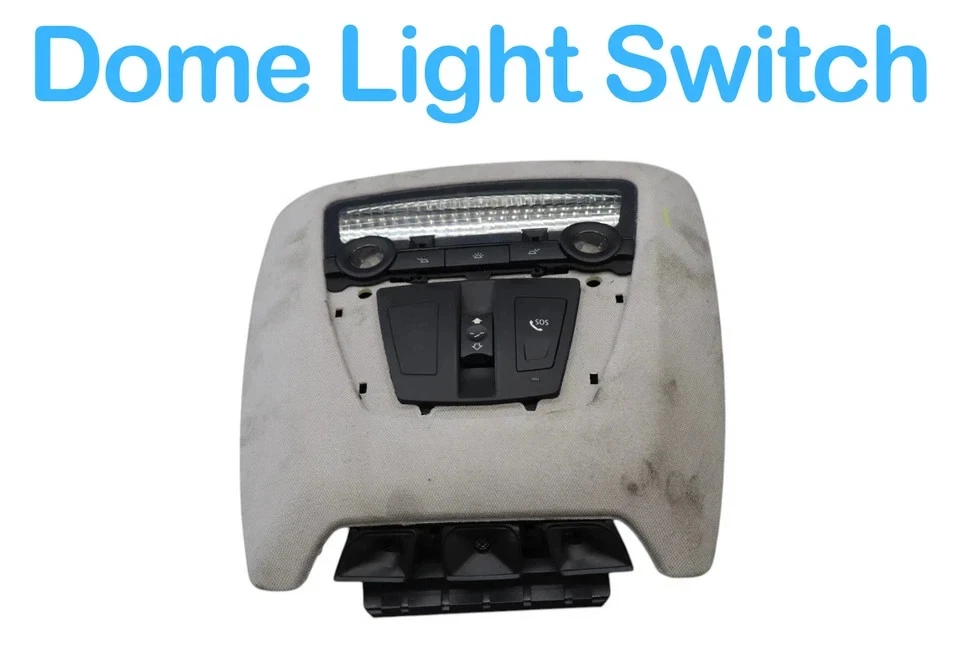 09-17 BMW 750Li 750Li xDrive Luz Delantera Superior Lámpara Techo Corredizo Interruptor Fabricante Original Foto 3 de 4