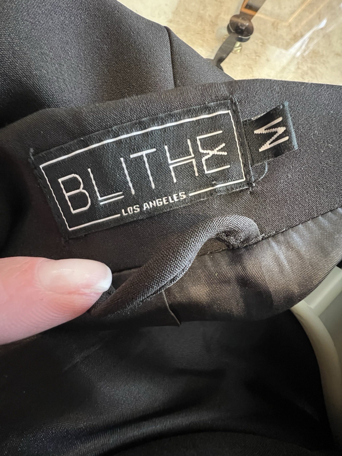 Blithe LA Tassel Double Breasted Blazer BLACK Min… - image 7