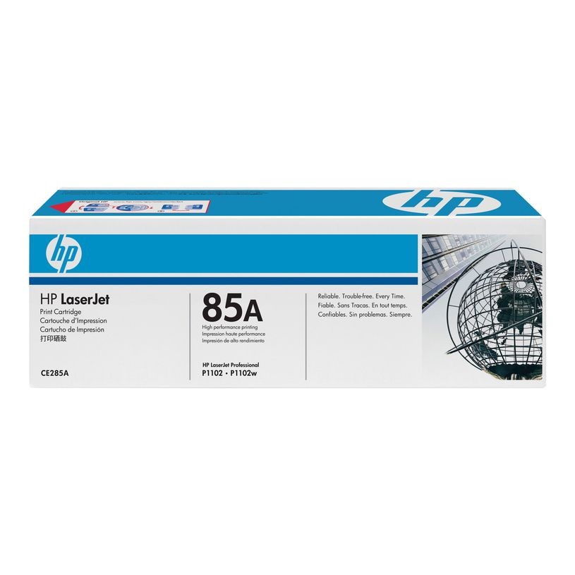 Toner HP 85A CE285A noir authentique pour imprimante laser de bureau