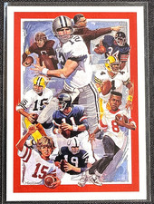 1994 Ted Williams Card Co. Roger Staubach's NFL #AC9 Auckland Serial #7510