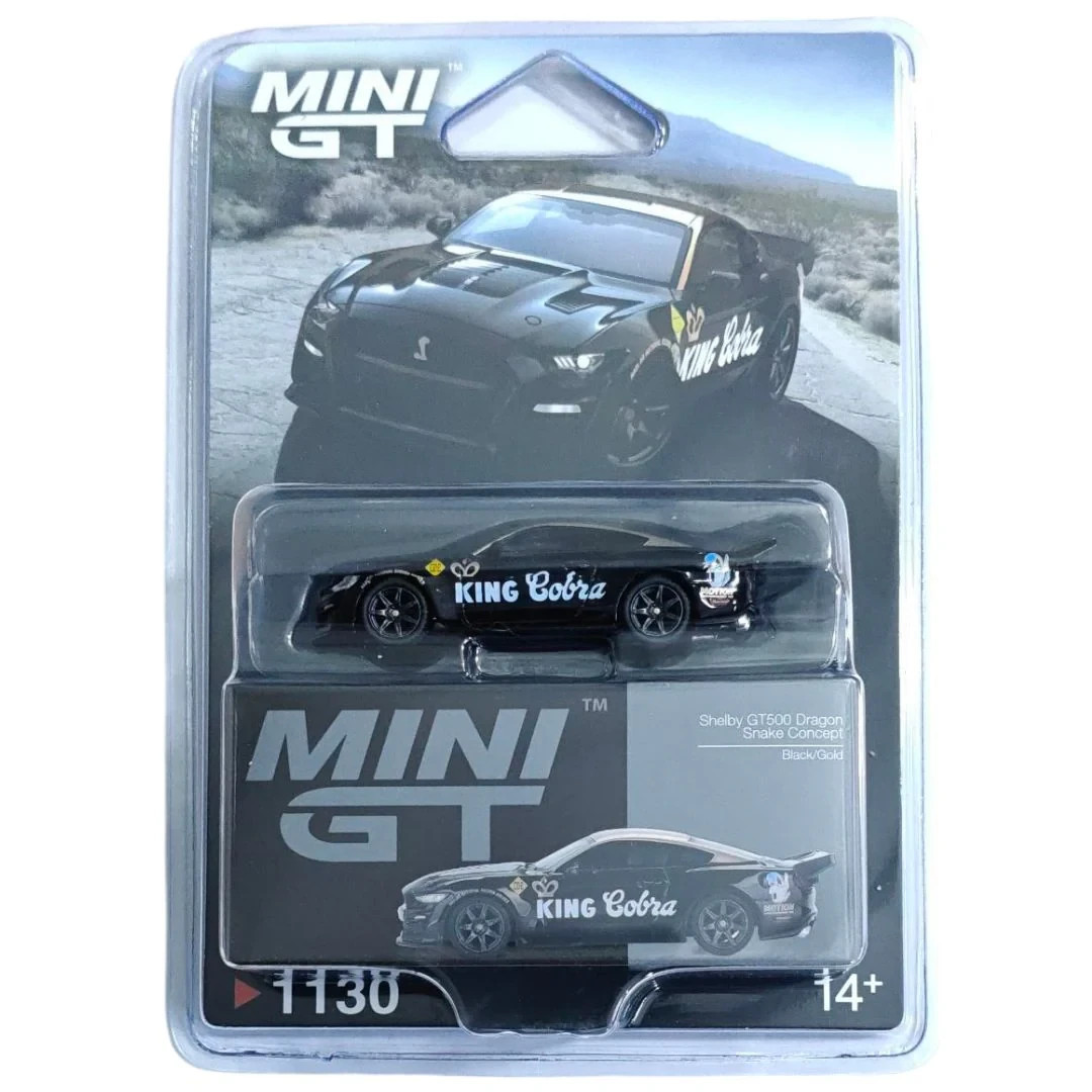 Mini GT 1:64 Shelby GT500 Dragon Snake Concept Black/Gold #1130 Blister