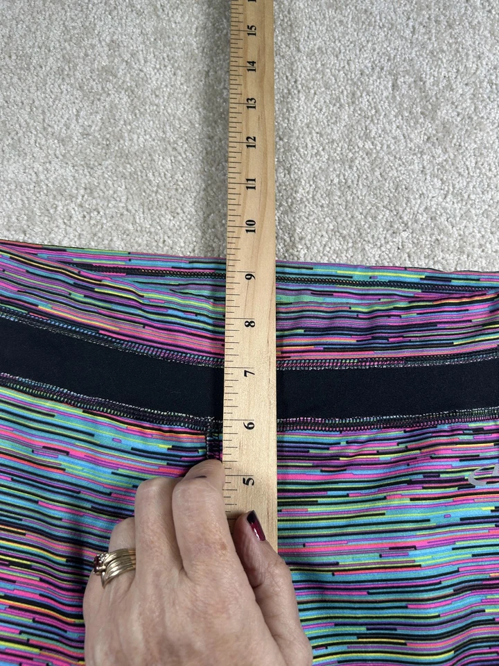 Champion Leggings Girls XL 14-16 Multicolor Striped DuoDry+ Athletic Yoga Pants - Image 3 of 4