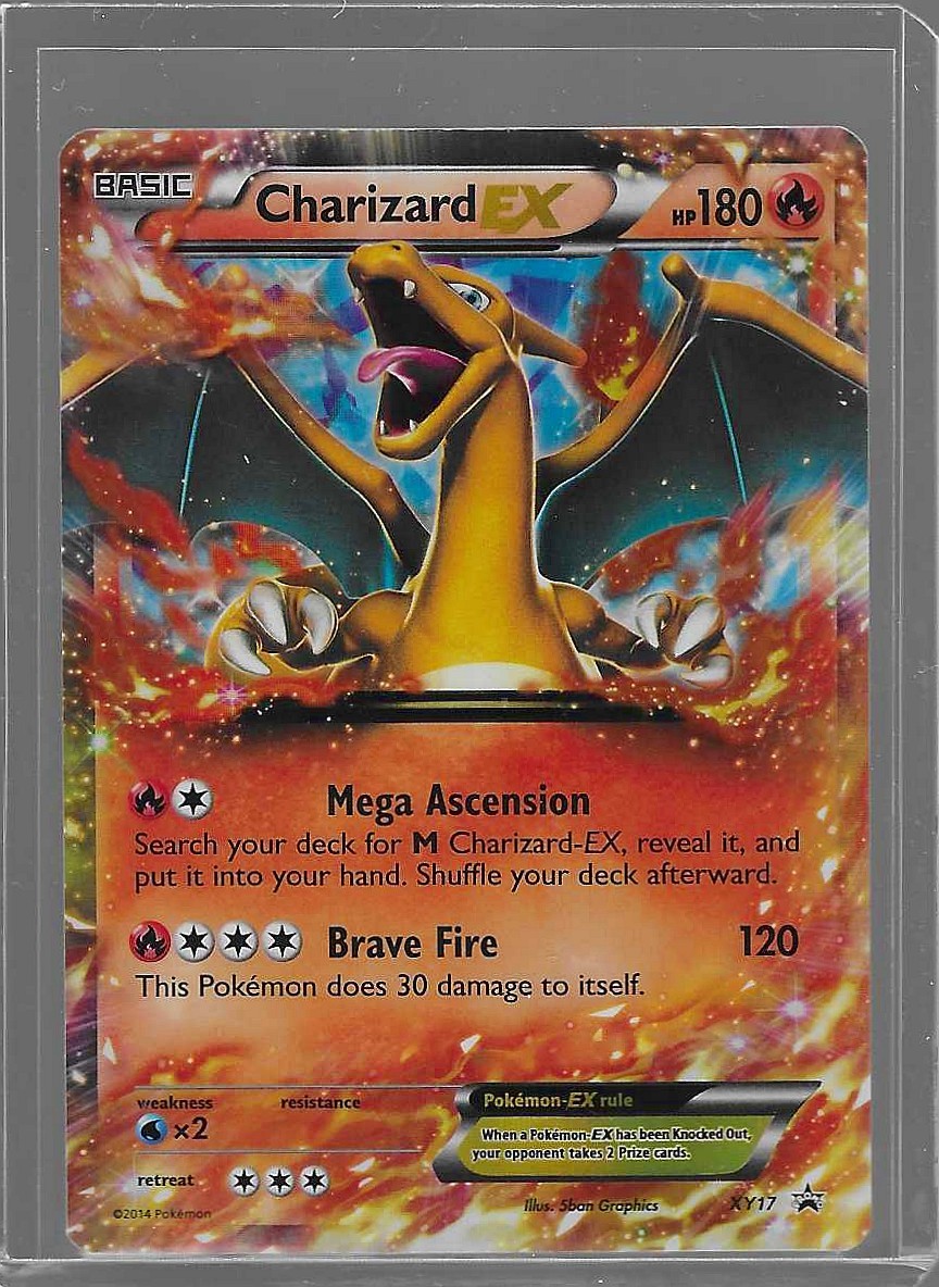 Pokemon Charizard EX XY17 XY Black Star Promo Holo Rare NM