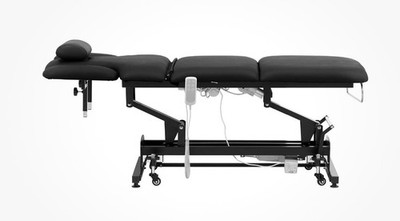 Massageliege / Tattooliege Elektrisch 3 Motoren bis 200 kg Schwarz Topp Zustand