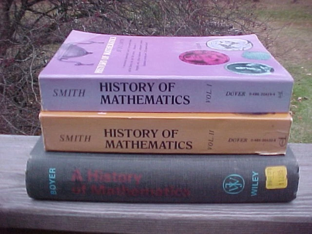 3 Mathematics History Books, 2 are by D.E. Smith, other one is by Carl B. Boyer - Image 3 of 4