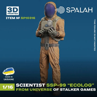 1:16 Figure Scientist SSP-99 Ecologist universe STALKER Figure Spalah SP10316