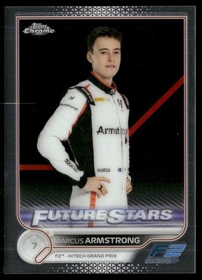 Marcus Armstrong 2022 Topps Chrome Formula 1 Hitech Grand Prix #84