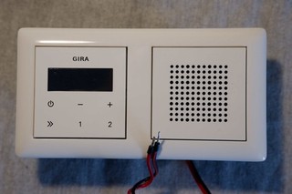 Gira RDS Unterputz Radio Reinweiß glänzend