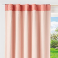 42"W x 84"L Tonal Window Kids' Blackout Window Curtain Panel Pink -