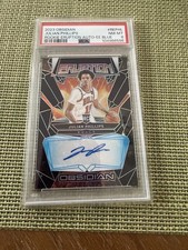 2023 Obsidian JULIAN PHILLIPS Rookie Eruption Auto Blue 8/30 PSA 8 POP 1 Bulls