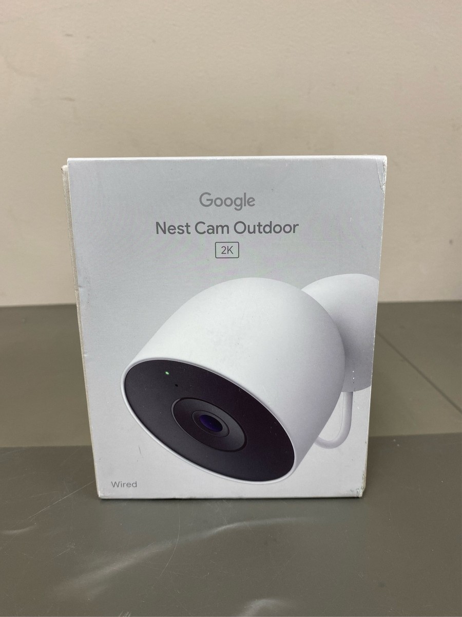 Google Nest Cam Outdoor 2nd Gen - Wired Security Camera with 2K