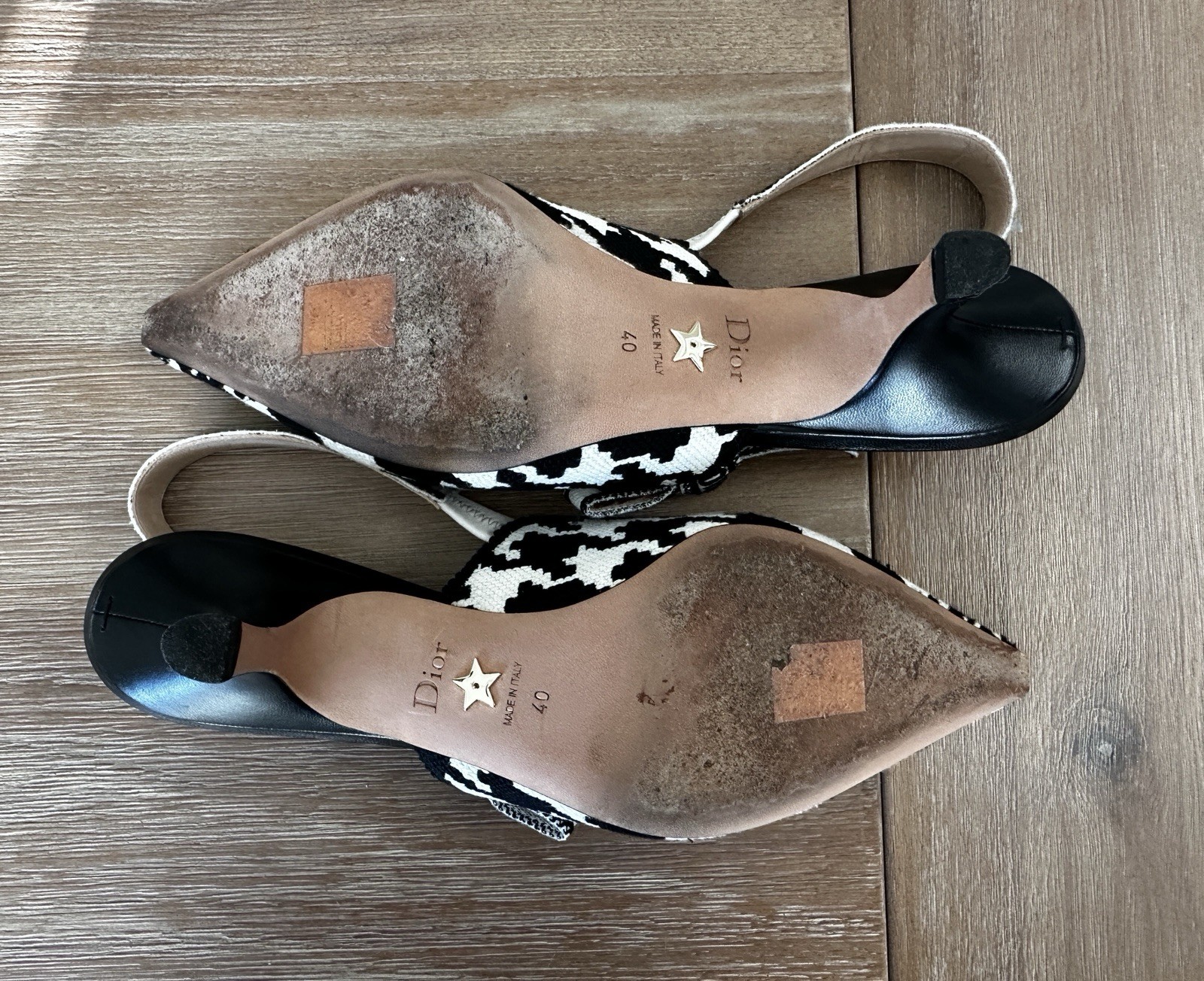 Authentic DIOR J’adior Slingbacks Houndstooth Des… - image 9