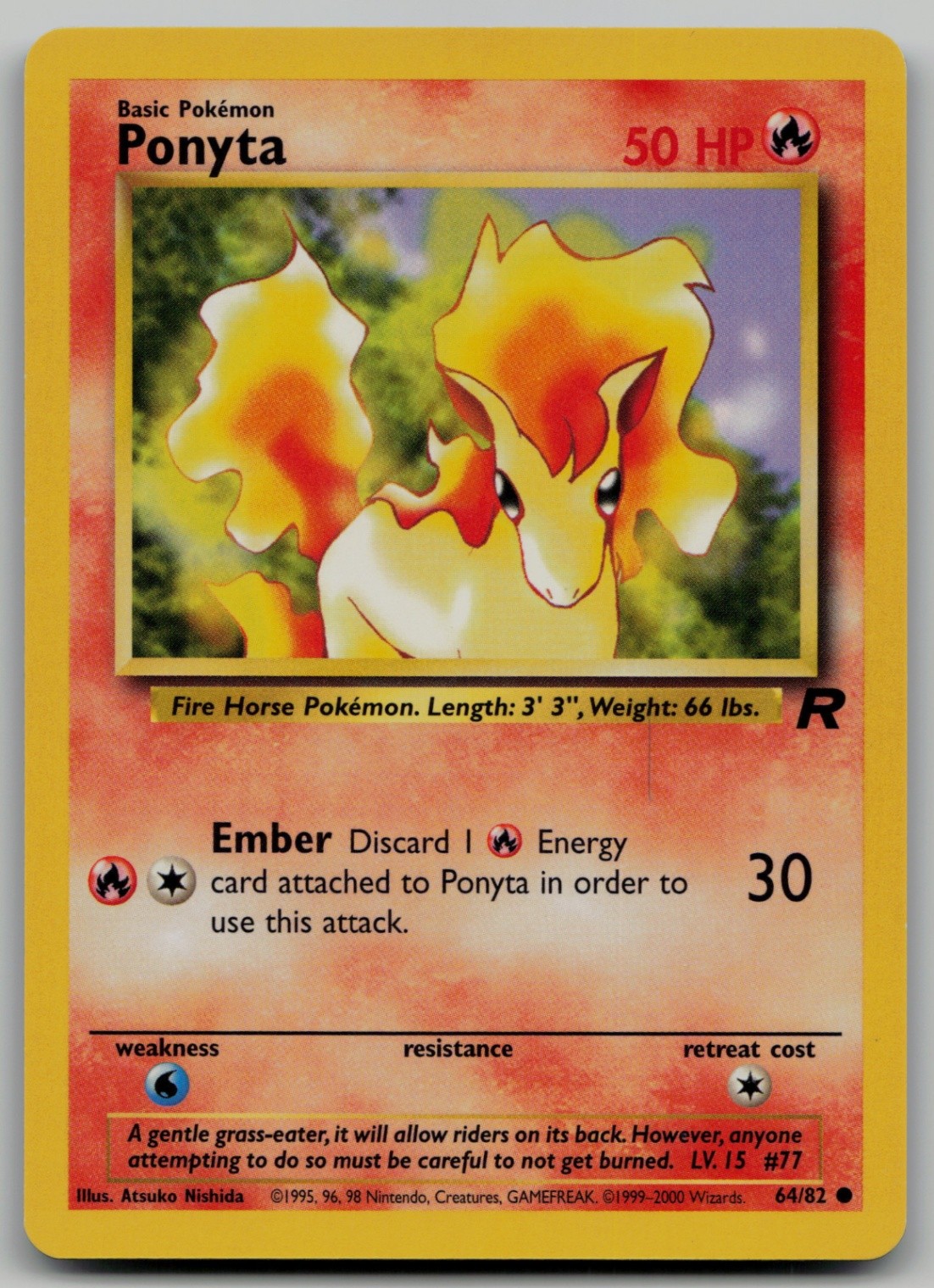 Ponyta Common Team Rocket 64/82 NM
