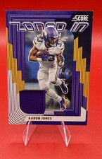 Panini 2025 Score Zoned In Aaron Jones Memorabilia Card Vikings ZON-AJS