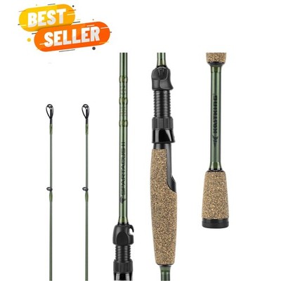 Spartacus II Fishing Rods - IM6 Graphite Blanks Casting & Spinning Rods, 2-Pi...
