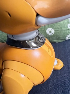 Sony Aibo Ers-1000 Exclusive Collar Strap Gunmetal Color Near Mint