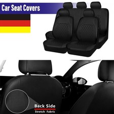 Autobezüge Sitzbezüge Comfort Schonbezüge Komplet für Skoda Fabia Schwarz Cover