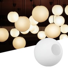 Frosted White Glass Globe Shade - 3.15inch/4.72inchRound Ball Lamp Cover