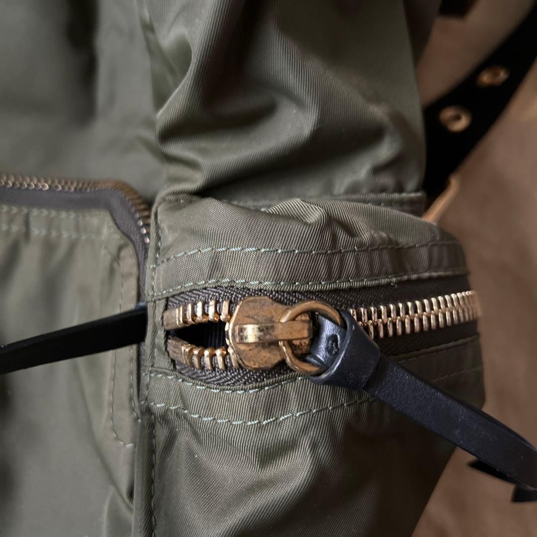 Burberry Large Backpack Technical Nylon Leather W… - image 6