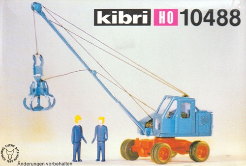 Grúa móvil Kibri Φιγούρα Μοντελισμού con cabina de bajo nivel | HO 1:87 | 10488 | Zustand: New