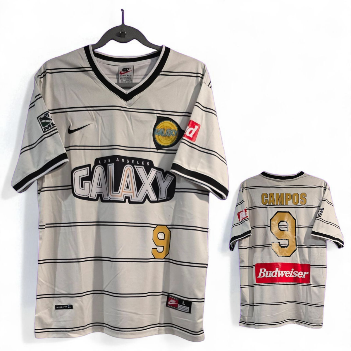 LA GALAXY 97/98 THIRD - Retro - Soccer - JORGE CAMPOS # 9 - XL