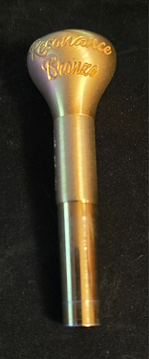 AR Resonance Trumpet Mouthpiece - MC 40, Gold Plated Bronze (case