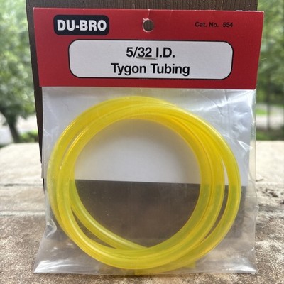Du-Bro 554 5/32'' I.D. Tygon Gasoline and Diesel Fuel Tubing 3' Section NIP
