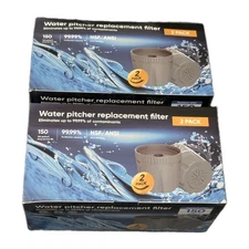 4-Filter Replacement Fits The Nispira Epic Nano Water Pitcher 150 Gal each