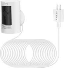 Indoor/Outdoor Power Adapter for Ring Stick up Cam Battery/Plug-In, Ring Spotlig
