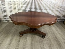 ANTIKER BEISTELLTISCH LOUIS PHILIPPE UM 1870 MAHAGONI