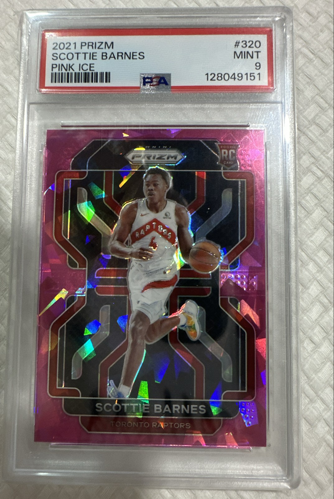 2021-22 Panini Prizm - Scottie Barnes #320 Pink Ice Prizm (RC)