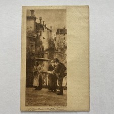 L' AVE MARIA DALL' OCA BIANCA CARTOLINA BIANCO E NERO FOT. FUSETTI NON VIAGGIATA