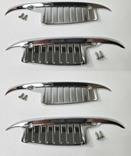1961-64 Chevrolet Passenger Impala Car Chrome Door Handle Scatch Guards 2 Pair