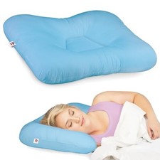 Full Size Blue Cervical Support Pillow For He...