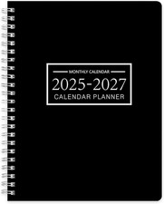 Monthly Planner 2025-2027, 2025 Calendar 24 Months Planner, JULY 2025 - JUNE 202