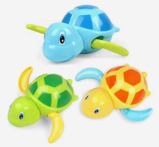 Toys Bath Turtles -3 pack Floating Baby Bath Toys,Cute Clockwork Bathtub Toy