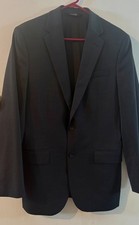 Jos. A Bank Suit Jacket The Traveler,Textured,Charcoal Grey Fabric, Notch Lapel