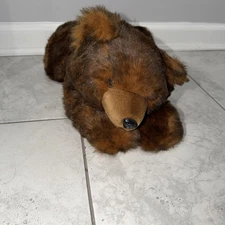 Vintage Brown Bear Purr-fection by MJC  Mink Like Plush 18” 1992 Stuffed Animal