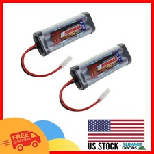High Capacity 3000mAh 7.2V NiMH RC Battery Pack - 2-Pack with Tamiya Connector
