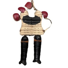 1930s Spalding Baseball Catcher Gear Chest Protector Shin Guards