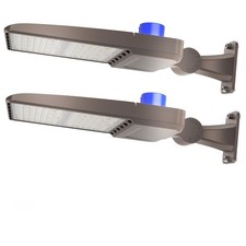 300W LED Parking Lot Light 2Pack, LED Shoebox Light with 42000LM 5000K Daylight