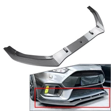 Front Bumper Spoiler Splitter Lip For Ford Focus RS MK3 2015-2018