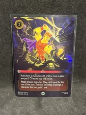 Disney Lorcana Whispers In The Well Next Stop, Olympus Mint Enchanted 234/204