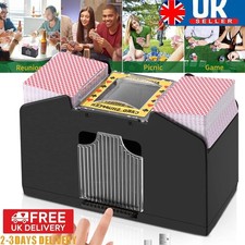 4 Decks Low Noise Card Shuffler Automatic Shuffler Machine For UNO Poker Card