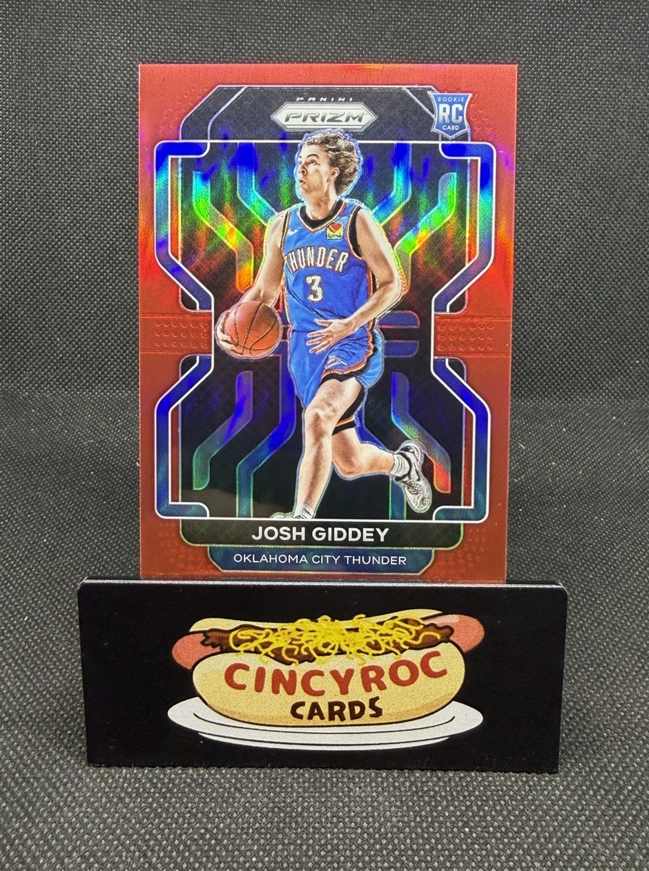 2021-22 Panini Prizm Josh Giddey Rookie #301 Red Prizm /299