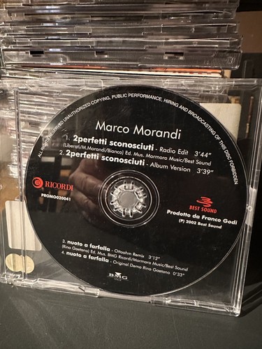 Promo Single CD - Marco Morandi - 2 perfekte Unbekannte / Schmetterlingsschwimmen Erinnerungen