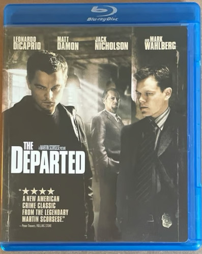 The Departed Blu-Ray Movie Leonardo DiCaprio Matt Damon Jack Nicholson F7292