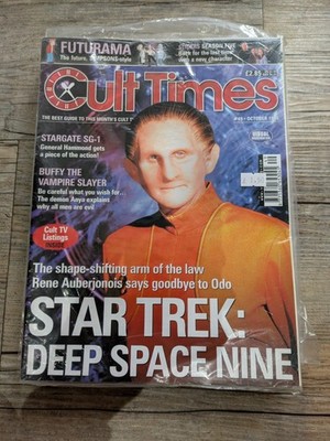 RARE edition 1999 OCTOBER CULT TIMES MAGAZINE DEEP SPACE NINE COVER - star trek